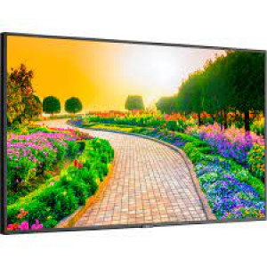 NEC 50" ME-Series Large Format Display, UHD, 400cd/m2, D-LED backlight, 16/7 proof, SDM Slot, CM-Slot, 20 point infrared touch